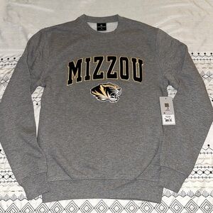 Mizzou Tigers Colosseum Arch & Logo Crew Neck Sweatshirt - Heather Gray